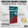 Protectores Estándar Top Deck Premium Dual Color Rojo
