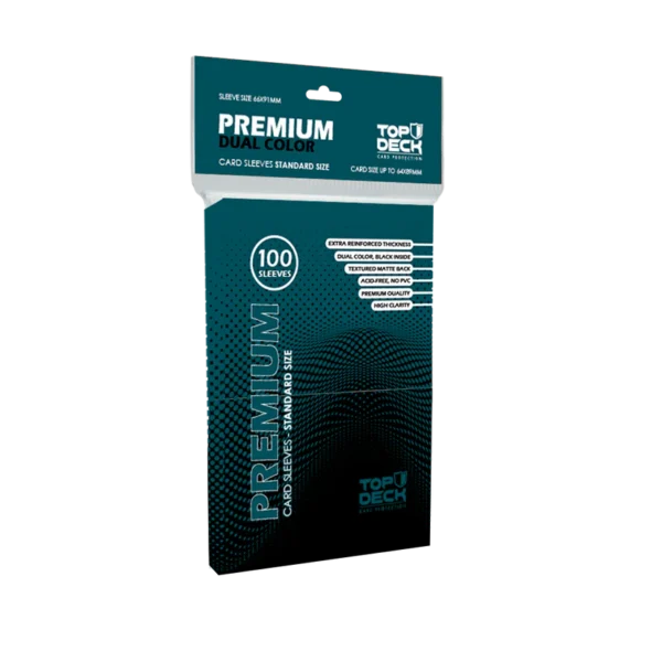 Protectores Estándar Top Deck Premium Dual Color Negro