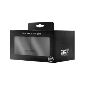 Deck Box Cuero Top Deck Dual Dice Top Box 200 Negro