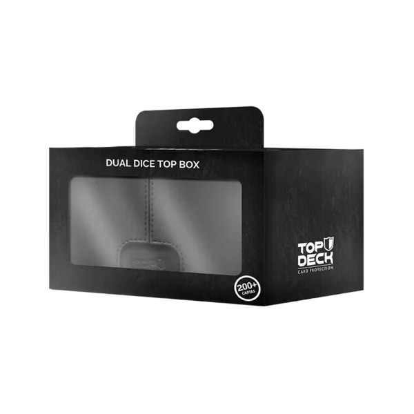 Deck Box Cuero Top Deck Dual Dice Top Box 200 Negro