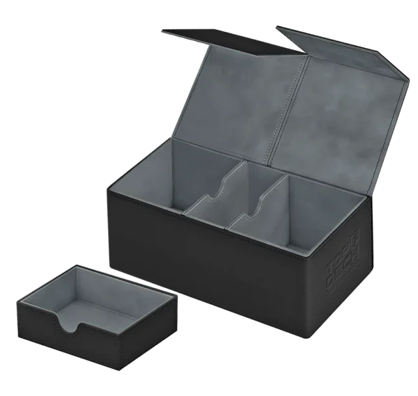 Deck Box Cuero Top Deck Dual Dice Top Box 200 Negro