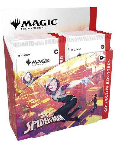 Preventa Magic The Gathering Universes Beyond Caja de Collector Boosters: Marvel's Spider-Man