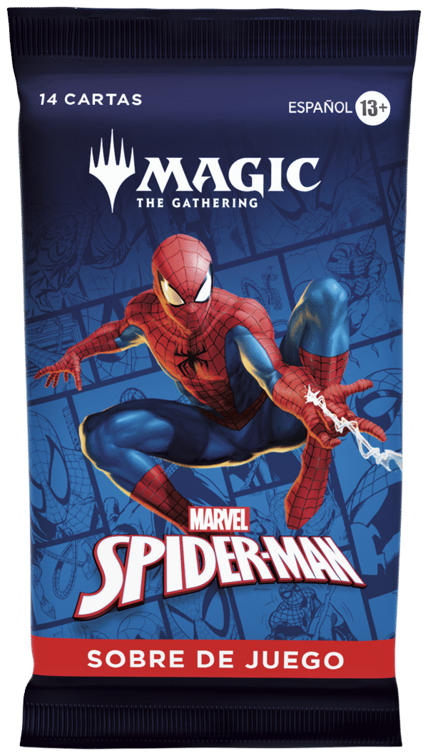 Magic The Gathering: Universes Beyond Marvel Spider Man - Play Booster Display