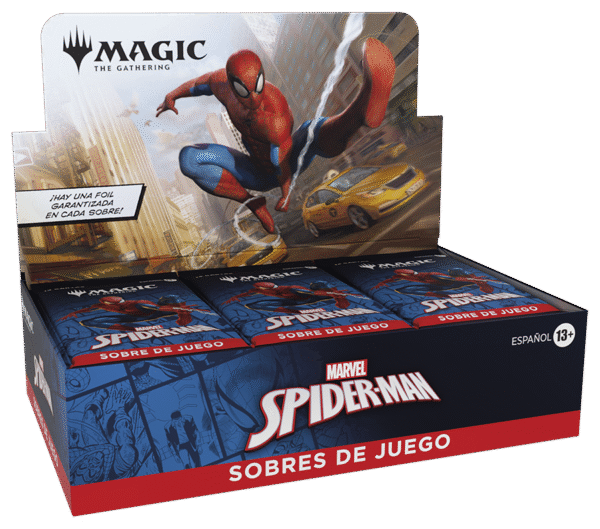 Magic The Gathering: Universes Beyond Marvel Spider Man - Play Booster Display