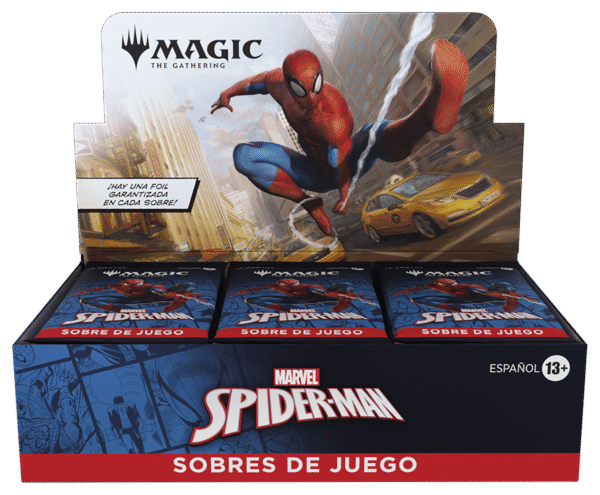 Magic The Gathering: Universes Beyond Marvel Spider Man - Play Booster Display