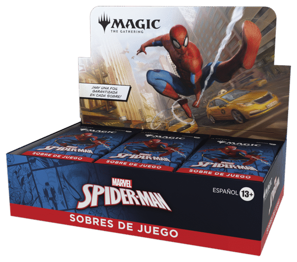 Magic The Gathering: Universes Beyond Marvel Spider Man - Play Booster Display