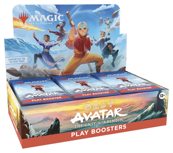 Magic The Gathering: Universes Beyond Avatar the Last Airbender - Play Booster Display