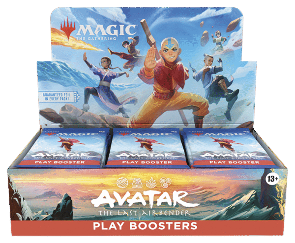 Magic The Gathering: Universes Beyond Avatar the Last Airbender - Play Booster Display