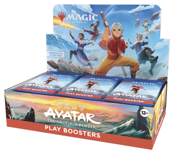 Magic The Gathering: Universes Beyond Avatar the Last Airbender - Play Booster Display