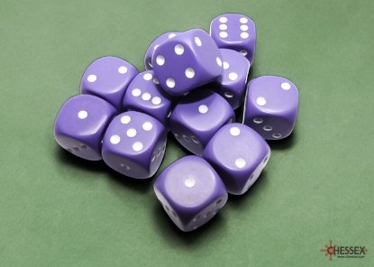 0005882_16mm opaque purple_a.jpg_415 Dados Chessex Opaque Purple/white