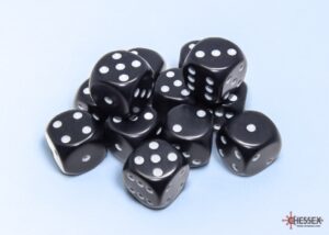 0005885_16mm opaque black_a.jpg_415 (1) Dados Chessex Opaque Black/white