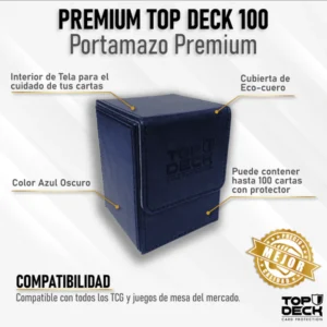 04-Premium-Top-Deck-100-Azul Portamazos Premium | TOPDECK 100 color Azul
