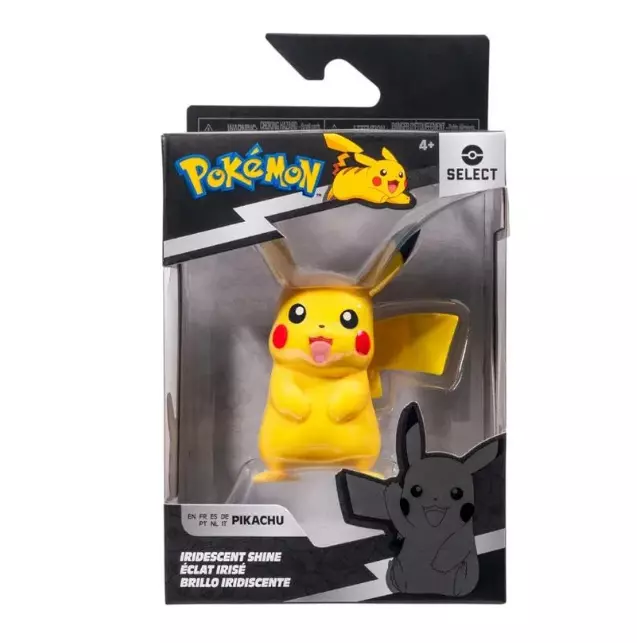 POKEMON FIGURA PIKACHU 8 CMS. BRILLO IRIDISCENTE.