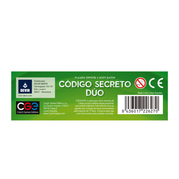 8436017226270-1200-legallateral Código Secreto: Dúo