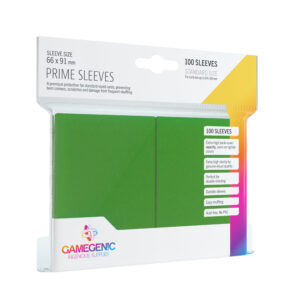 GG BGG SLEEVES PRIME SLEEVES - GREEN (100)