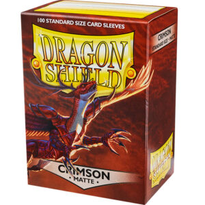 Protectores Dragon Shield: Matte Standard - Crimson