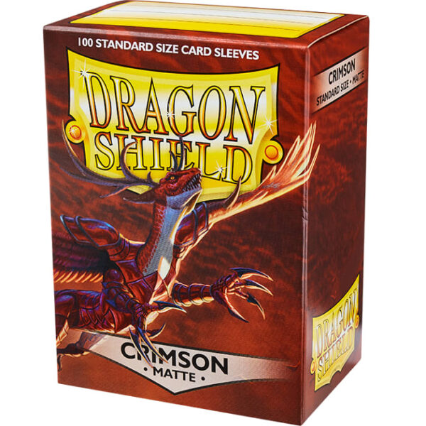 Protectores Dragon Shield: Matte Standard - Crimson