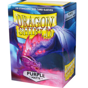 X_dragon-shield-matte-purple5570 Protectores Dragon Shield: Matte Standard - Púrpura