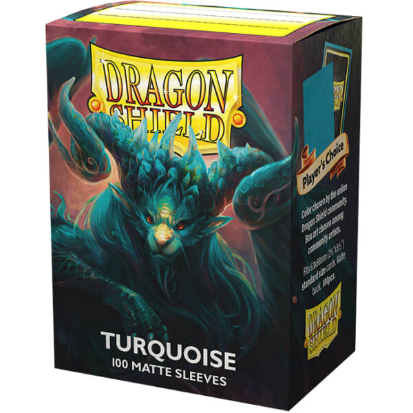 Protectores Dragon Shield: Matte Standard - Turquoise
