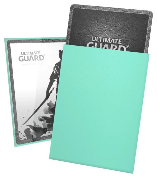 Protectores Ultimate Guard: Katana Sleeves Standard Size Turquoise (100pzs)