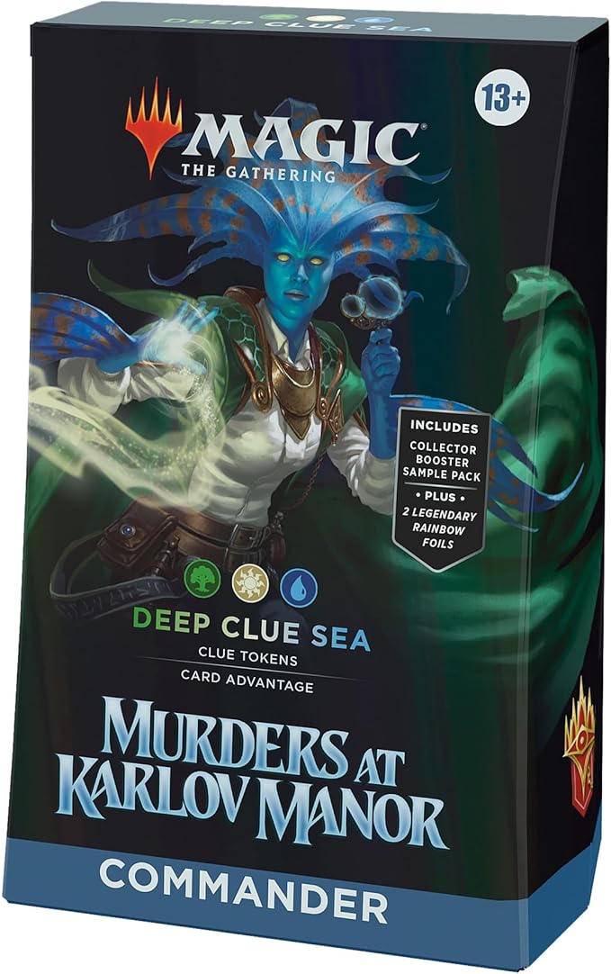 Magic The Gathering Commander Deck - Murders at Karlov Manor – Deep Clue Sea