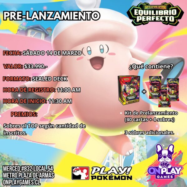 🔥🎉 PRE-LANZAMIENTO POKÉMON – MEGAEVOLUCIÓN: EQUILIBRIO PERFECTO 🎉🔥