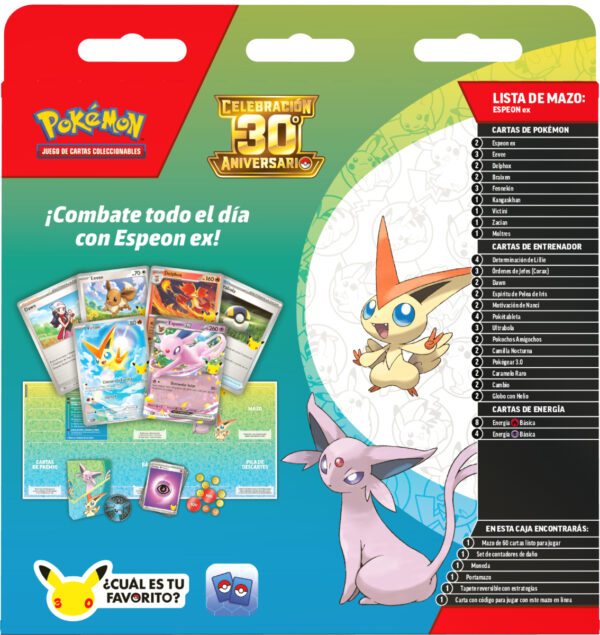 PREVENTA: POKEMON TCG 30TH CELEBRATION - BATTLE DECK ENGLISH