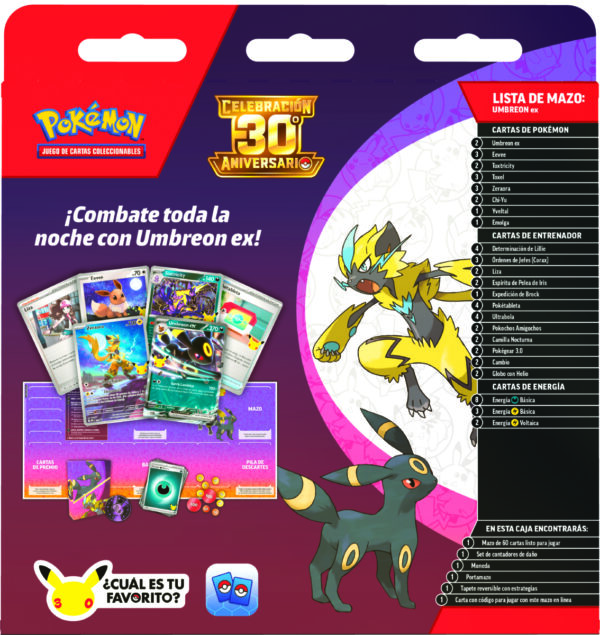 PREVENTA: POKEMON TCG 30TH CELEBRATION - BATTLE DECK ENGLISH