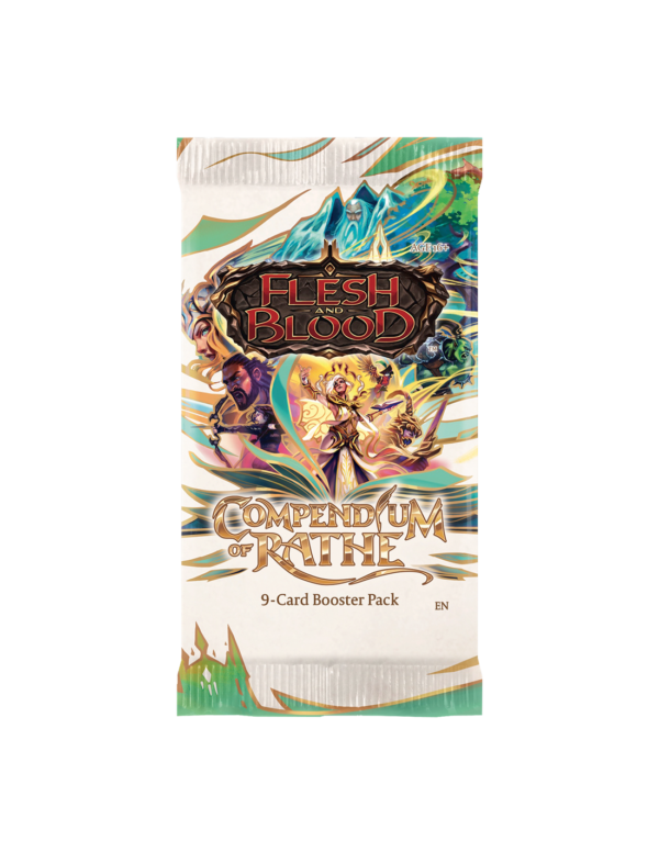 Compendium of Rathe Booster Box sobre Flesh and Blood TCG: Compendium of Rathe Booster Pack