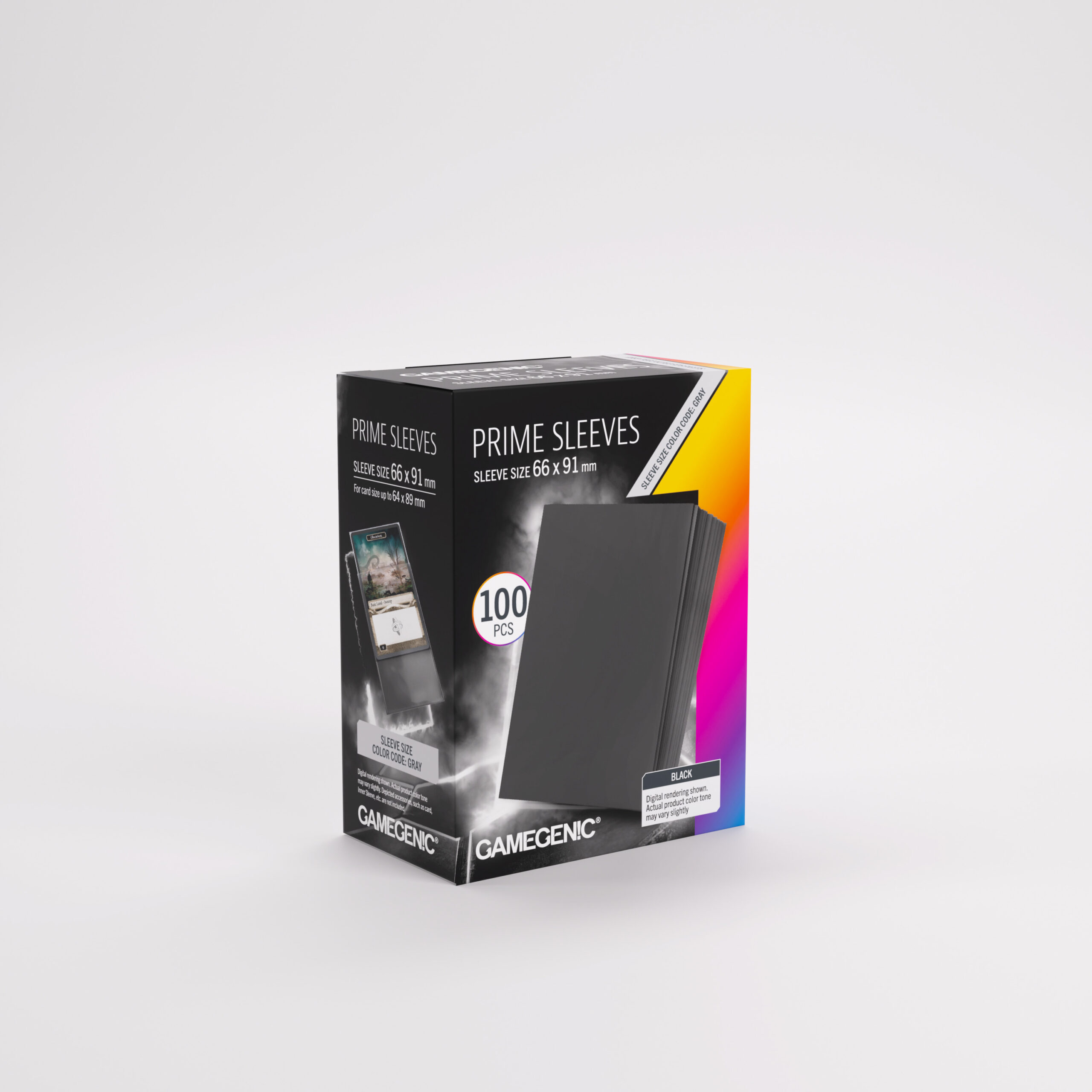 Fundas Protectoras Gamegenic Prime Black – Standard Size