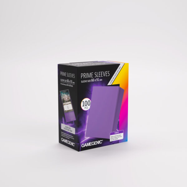 GG PRIME SLEEVES PURPLE 66X91 Fundas Protectoras Gamegenic Prime Purple – Standard Size