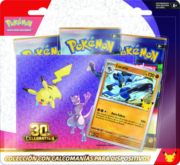 POKEMON TCG 30TH CELEBRATION - TECH STICKER COLLECTION ENGLISH 03 PREVENTA: POKEMON TCG 30TH CELEBRATION - TECH STICKER COLLECTION ENGLISH