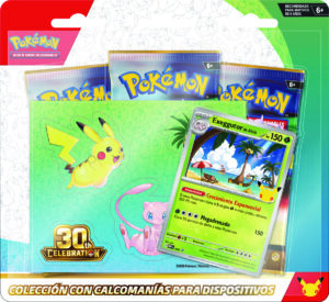 PREVENTA: POKEMON TCG 30TH CELEBRATION - TECH STICKER COLLECTION ENGLISH