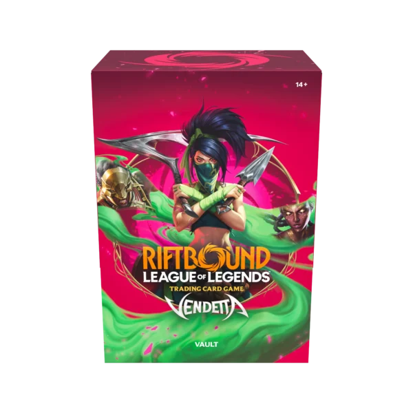 Riftbound TCG Set 4- Vendetta- Vault PREVENTA: Riftbound TCG: Set 4- Vendetta- Vault Bundle