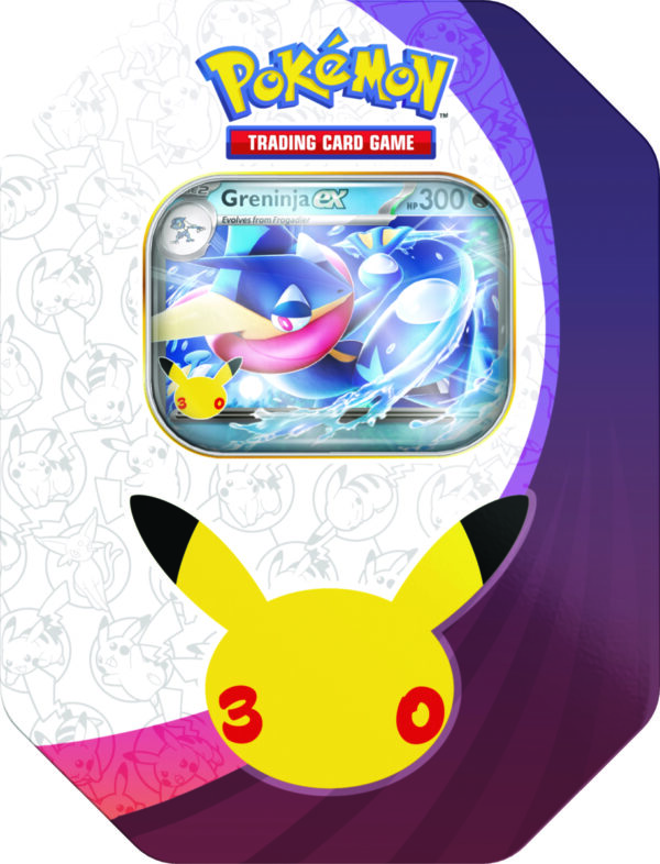 TIN 02 PREVENTA: POKEMON TCG 30TH CELEBRATION - EX TIN ENGLISH