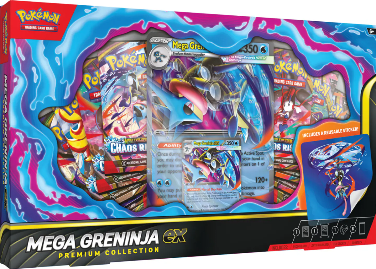 Pokémon Mega Greninja ex Premium Collection [Inglés]